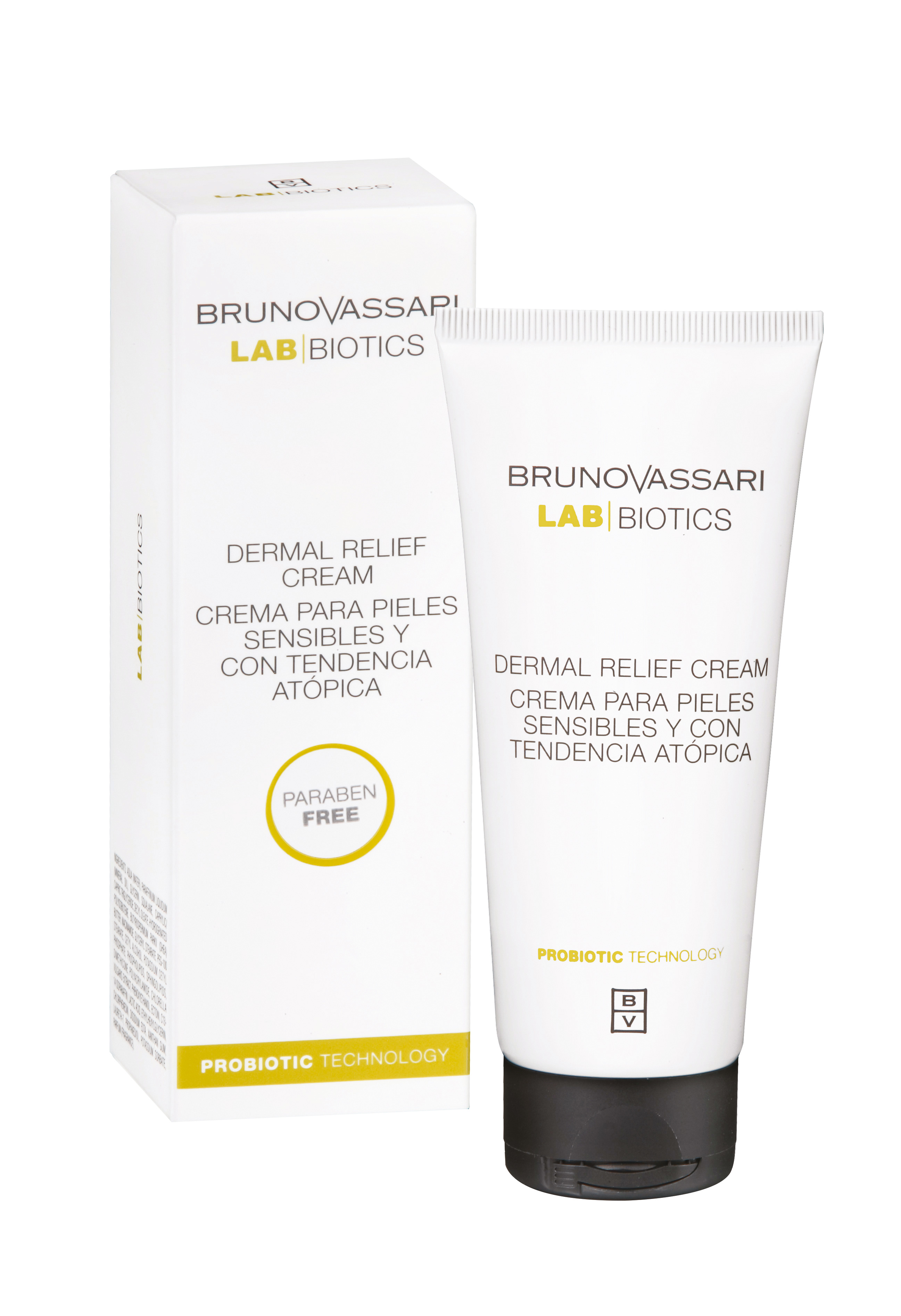 Dermal Relief Cream linea lab biotics microbiota Bruno Vassari